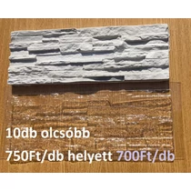 Sablon rétegelt kő hatású falburkoló készítéshez